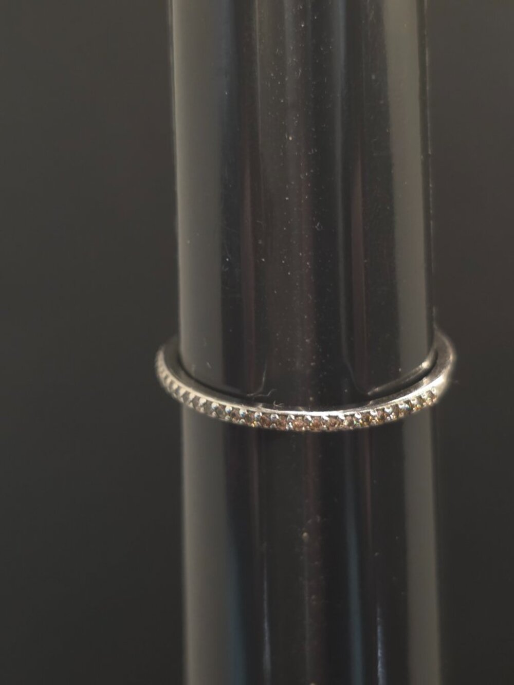 925 Sterling Silver NVC Eternity Band Ring Size 9 Stackable Wedding Promise Band